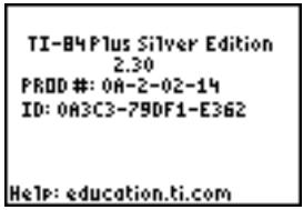 TEXAS INSTRUMENTS TI-84 POCKET.FR - Code d'identification de la ti-84 plus - 1