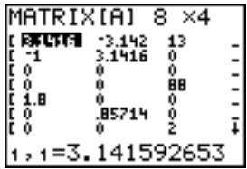 TEXAS INSTRUMENTS TI-84 POCKET.FR - Visualisation d'une matrice - 1