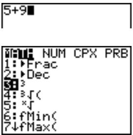 TEXAS INSTRUMENTS TI-84 POCKET.FR - Afficher un menu - 1