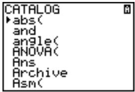 TEXAS INSTRUMENTS TI-84 POCKET.FR - Utilisation de l'option garbagecollect - 1
