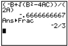 TEXAS INSTRUMENTS TI-84 POCKET.FR - Conversion en fraction - 3