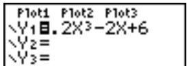 TEXAS INSTRUMENTS TI-84 POCKET.FR - Évaluation des fonctions y= dans des expressions - 1