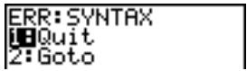 TEXAS INSTRUMENTS TI-84 POCKET.FR - Diagnostic d'erreur - 1