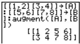 TEXAS INSTRUMENTS TI-84 POCKET.FR - Redimensionner une matrice avec dim - 2