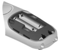 GIGASET E550, E550A, E550H - Insertion des batteries et fermeture du couvercle des batteries - 2
