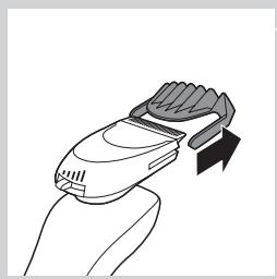PHILIPS RQ1280CC - Using the Beard Styler attachment with comb - 5
