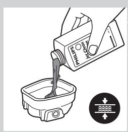 PHILIPS RQ1280CC - Förbereda Jet Clean-systemet für användning - 2