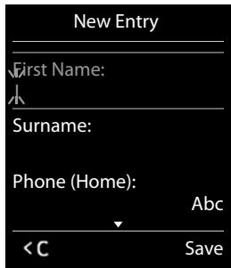 GIGASET R650H - Entering numbers and text - 1