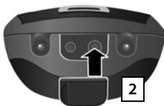 GIGASET R650H - Connecting the headset - 2