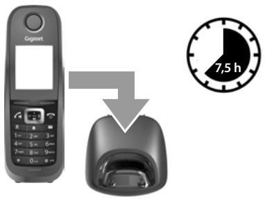 GIGASET R650H - Charging the batteries - 1