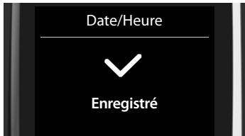 GIGASET 620 - Réglage de la date et de l'heure - 7