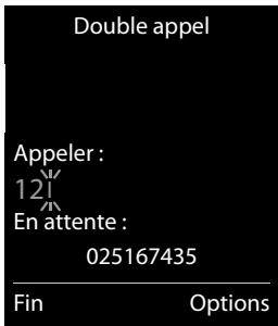 GIGASET 620 - Double appel - 1