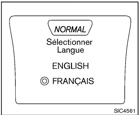 NISSAN JUKE 2012 - Selectionner Langue - 1