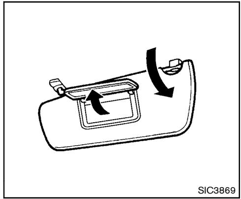 NISSAN JUKE 2012 - Régler les rétroviseurs extérieurs - 2
