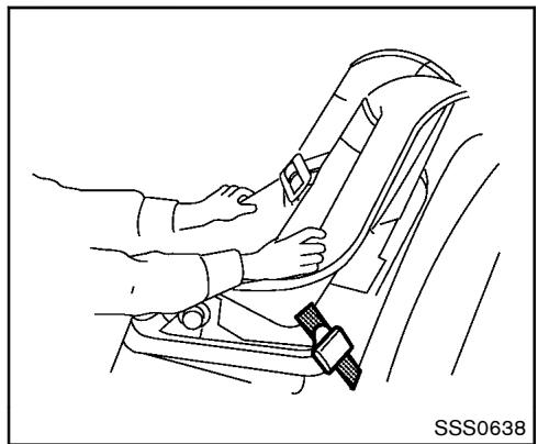 NISSAN JUKE 2012 - INSTALLATION D'UN DISPOSITIF DERETENUE POUR ENFANTS ORIENTÉ VERS L'AVANT AVEC SYSTème LATCH - 4