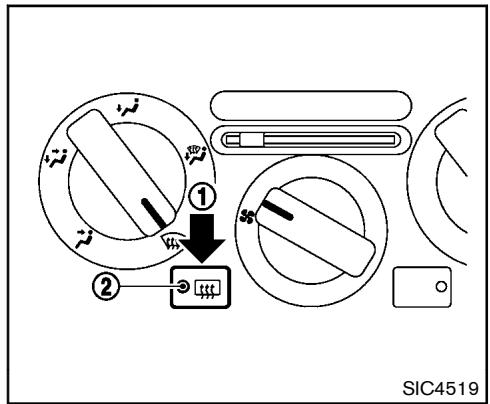NISSAN JUKE 2012 - COMMANDE DE DÉGIVREUR DE LUNETTE ARRÊRÉ ET DE RÉTROVISEUR EXTERIEUR - 3