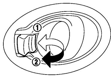 NISSAN JUKE 2012 - VERROILLAGE AVEC LA CLÉ - 1