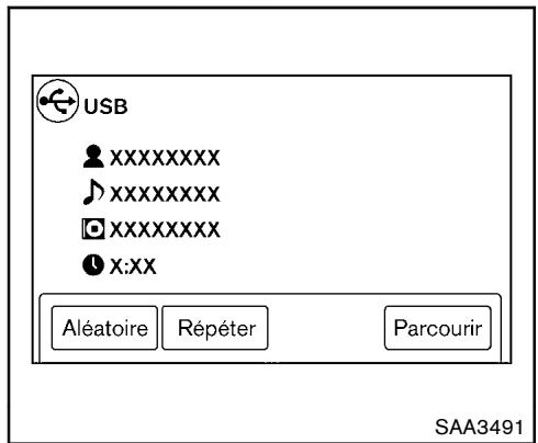 NISSAN JUKE 2012 - Bouton SEEK/CATEGORIES : - 1