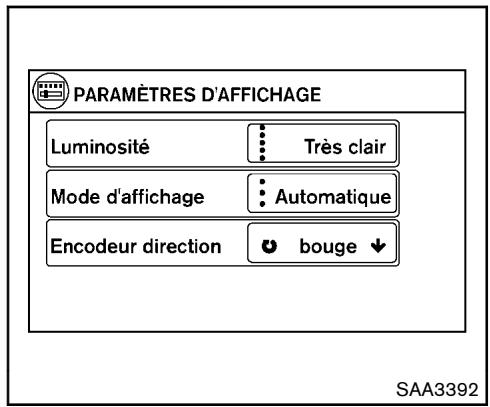 NISSAN JUKE 2012 - Paramètres système - 1