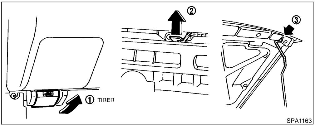 NISSAN PATHFINDER 1999 - CAPOT - 1