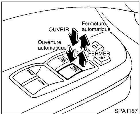 NISSAN PATHFINDER 1999 - Immobilisation des glaces des passagers - 1