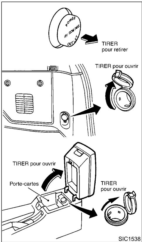 NISSAN PATHFINDER 1999 - PRISE ÉLECTRIQUE (si le vehicule en est équipé) - 1