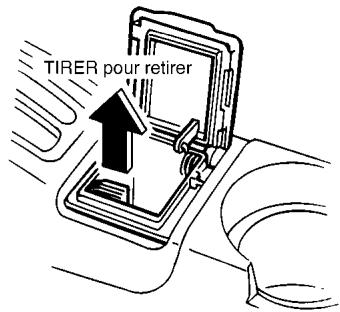NISSAN PATHFINDER 1999 - ALLUME-CIGARE ET CENDRIER (si le vehicule en est équipé) - 2