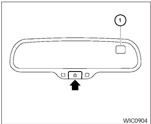 NISSAN PATHFINDER 2008 - AFFICHAGE DE LA TEMPERATURE EXTERIEURE ET DE LA BOUSSOLE (selon l'équipement du vehicule) - 1