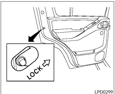 NISSAN PATHFINDER 2008 - Protection de verrouillage - 1