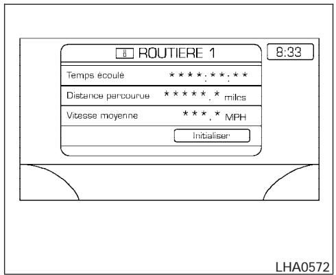 NISSAN PATHFINDER 2008 - CONFIGURATION DE L'ÉCRAN DE DEMARRAGE - 1