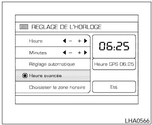 NISSAN PATHFINDER 2008 - Réglage de l'heure : - 1
