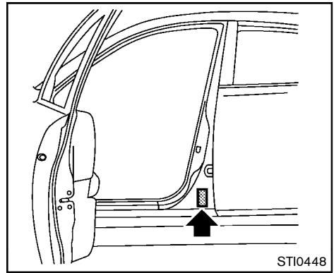 NISSAN ROGUE 2013 - IDENTIFICATION DU VEHICULE - 4