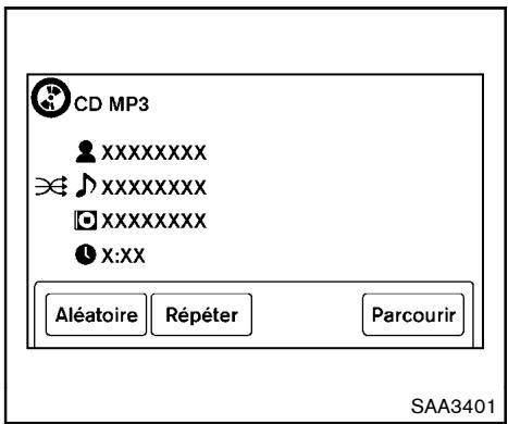 NISSAN ROGUE 2013 - Piste suivante/Précédente et Avance/Retour rapide : - 1