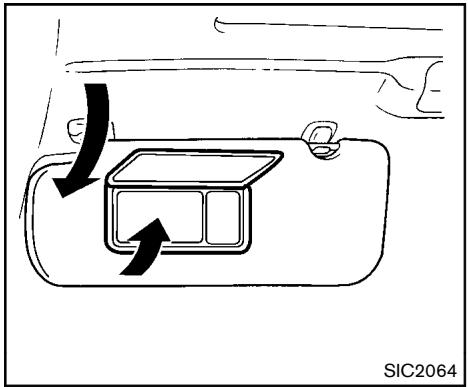 NISSAN ROGUE 2013 - Rétroviseurs extérieurs rabattables - 1