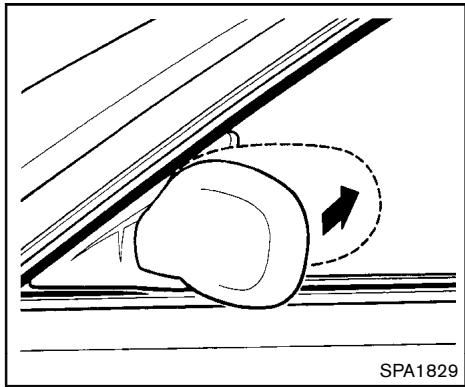 NISSAN ROGUE 2013 - Dégivrage des rétroviseurs extérieurs (si le vehicule en est équipé) - 1