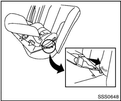NISSAN ROGUE 2013 - INSTALLATION D'UN DISPOSITIF DE RETENUE POUR ENFANTS ORIENTÉ VERS L'ARRÊRE AVEC SYSTÉME LATCH - 1