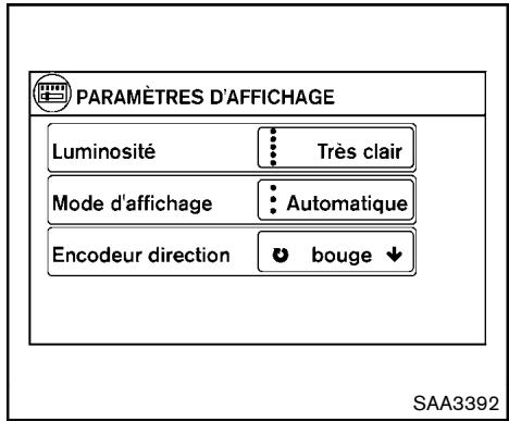 NISSAN ROGUE 2013 - Paramétres système - 1