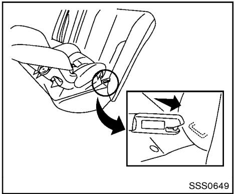 NISSAN ROGUE 2013 - INSTALLATION D'UN DISPOSITIF DE RETENUE POUR ENFANTS ORIENTÉ VERS L'ARRÊRE AVEC SYSTÉME LATCH - 2
