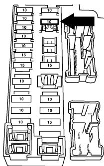 NISSAN X-TRAIL 2006 - FUSIBLES - 3