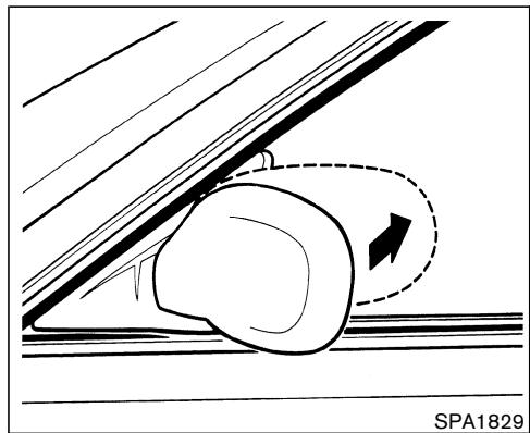 NISSAN X-TRAIL 2006 - évaluercorrectementlesdistancesdes autresobjets. - 1