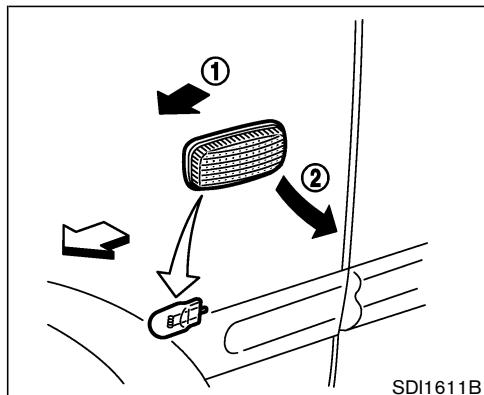 NISSAN X-TRAIL 2006 - Méthode de remplacement - 9