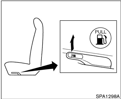 NISSAN X-TRAIL 2006 - PORTIÈRE DU RÉSERVOIR DE CARBURANT - 1