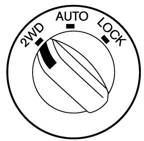 NISSAN X-TRAIL 2006 - CONDUITE EN QUATRE ROUES MOTRICES (4WD) (si le vehicule en est équipé) - 1