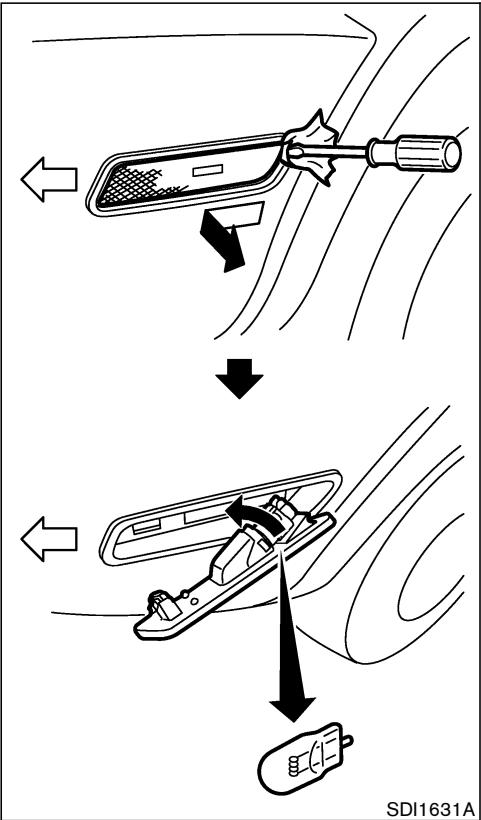 NISSAN X-TRAIL 2006 - Méthode de remplacement - 2