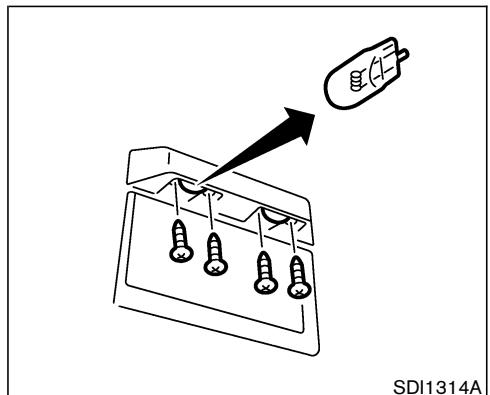 NISSAN X-TRAIL 2006 - Méthode de remplacement - 7