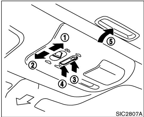 NISSAN X-TRAIL 2006 - TOIT OUVRANT (si le vehicule en est équipé) - 1