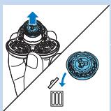 PHILIPS S9031/12 - Sustitución de los cabezas de afeitado - 4