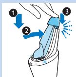 PHILIPS S9031/12 - Utilisation du système smartclean - 2