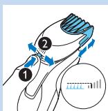 PHILIPS S9031/12 - Utilizar o acessario do aparador - 4