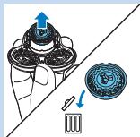 PHILIPS S9031/12 - Remplacement des têtes de rasage - 4
